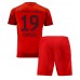 Maillot de foot Bayern Munich Alphonso Davies #19 Domicile vêtements enfant 2024-25 Manches Courtes (+ pantalon court)